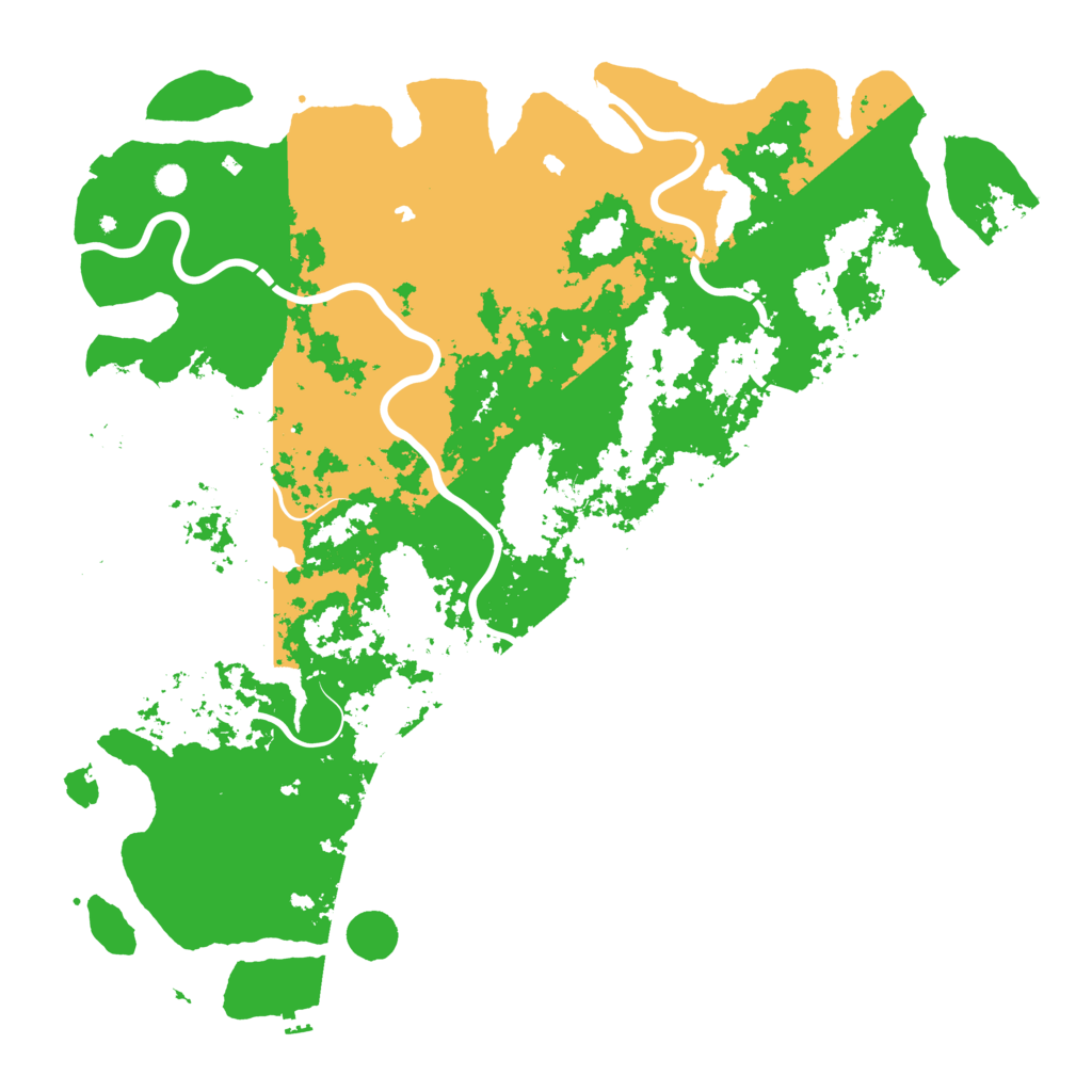 Biome Rust Map: Procedural Map, Size: 6000, Seed: 92390119