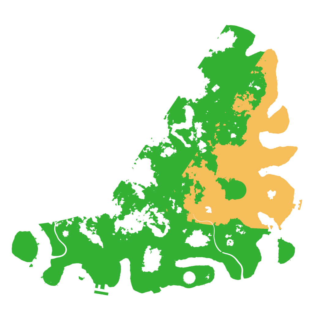 Biome Rust Map: Procedural Map, Size: 4500, Seed: 928162991