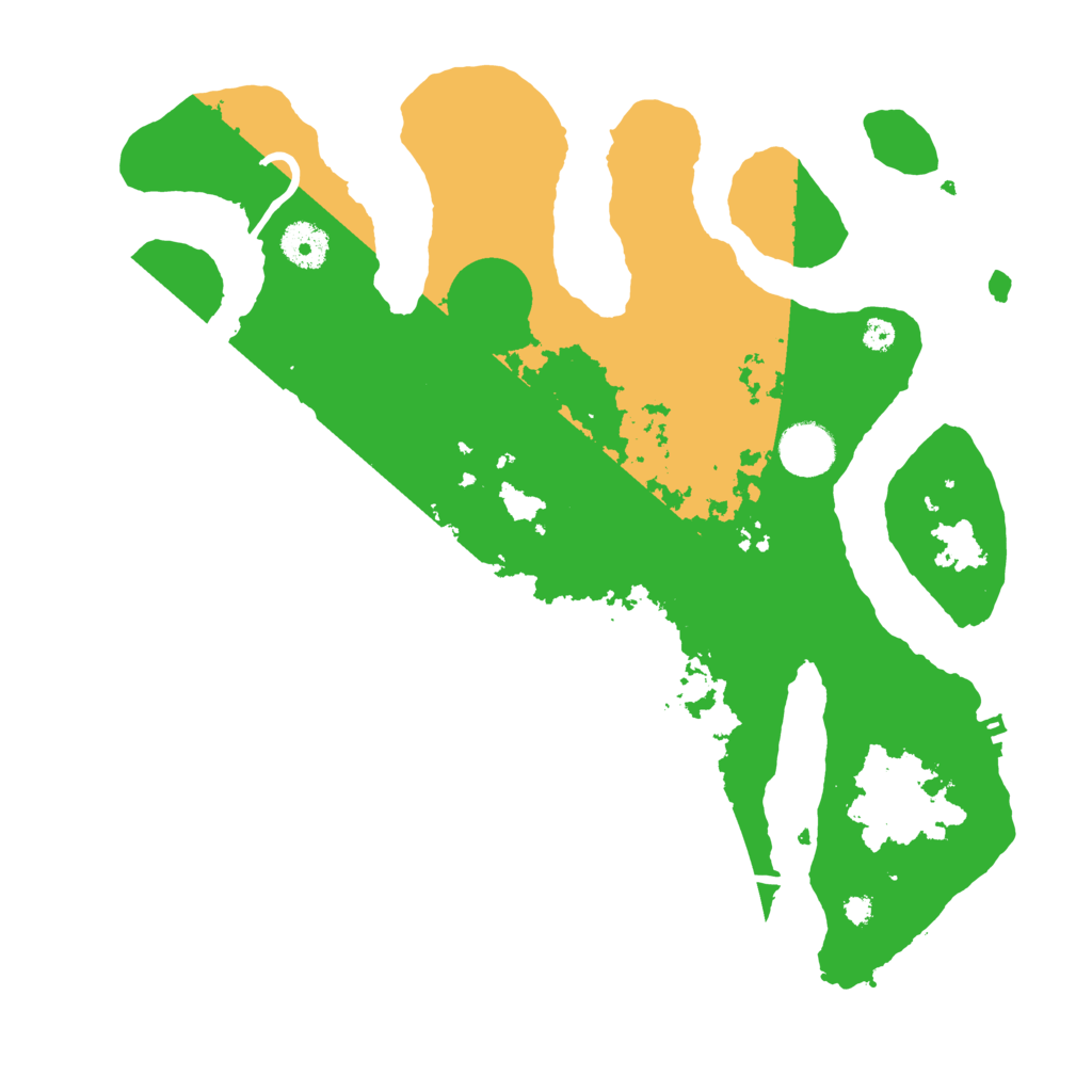 Biome Rust Map: Procedural Map, Size: 3550, Seed: 632293