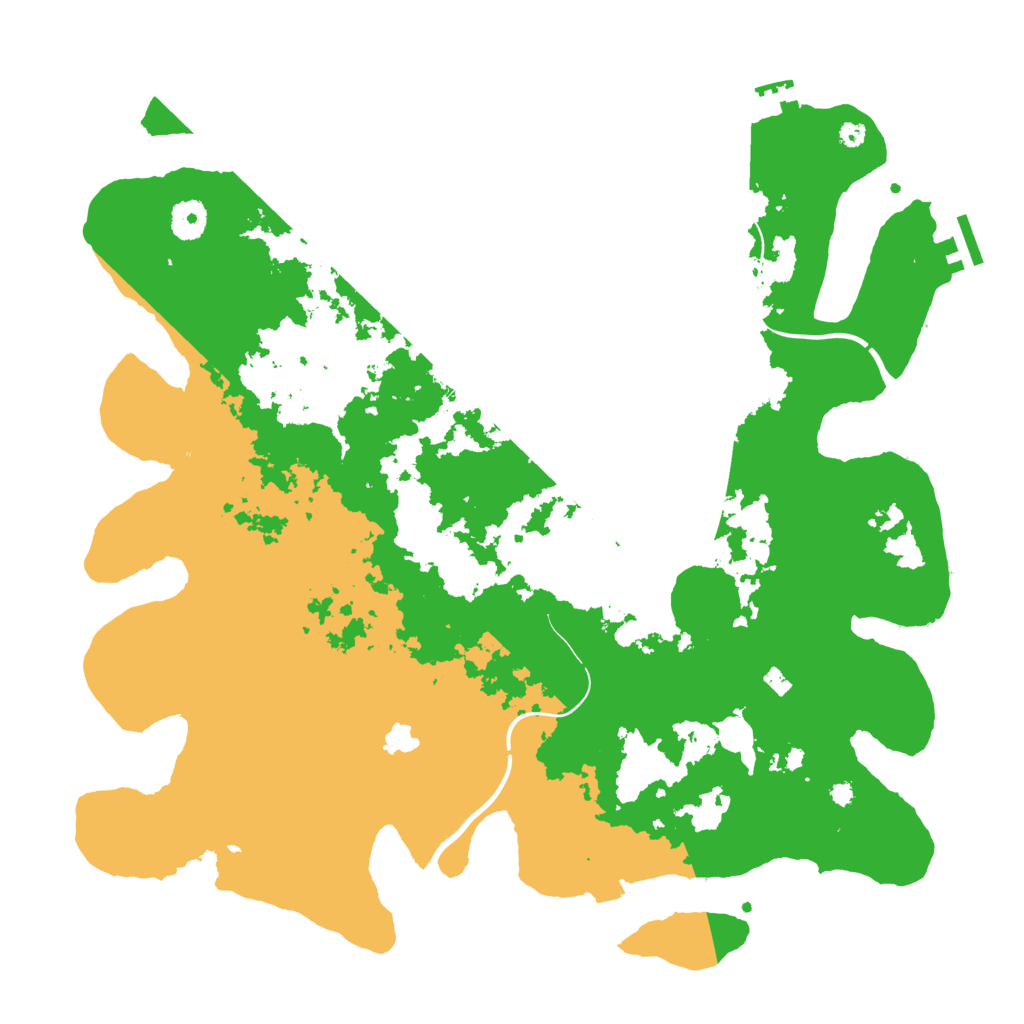 Biome Rust Map: Procedural Map, Size: 4000, Seed: 64798