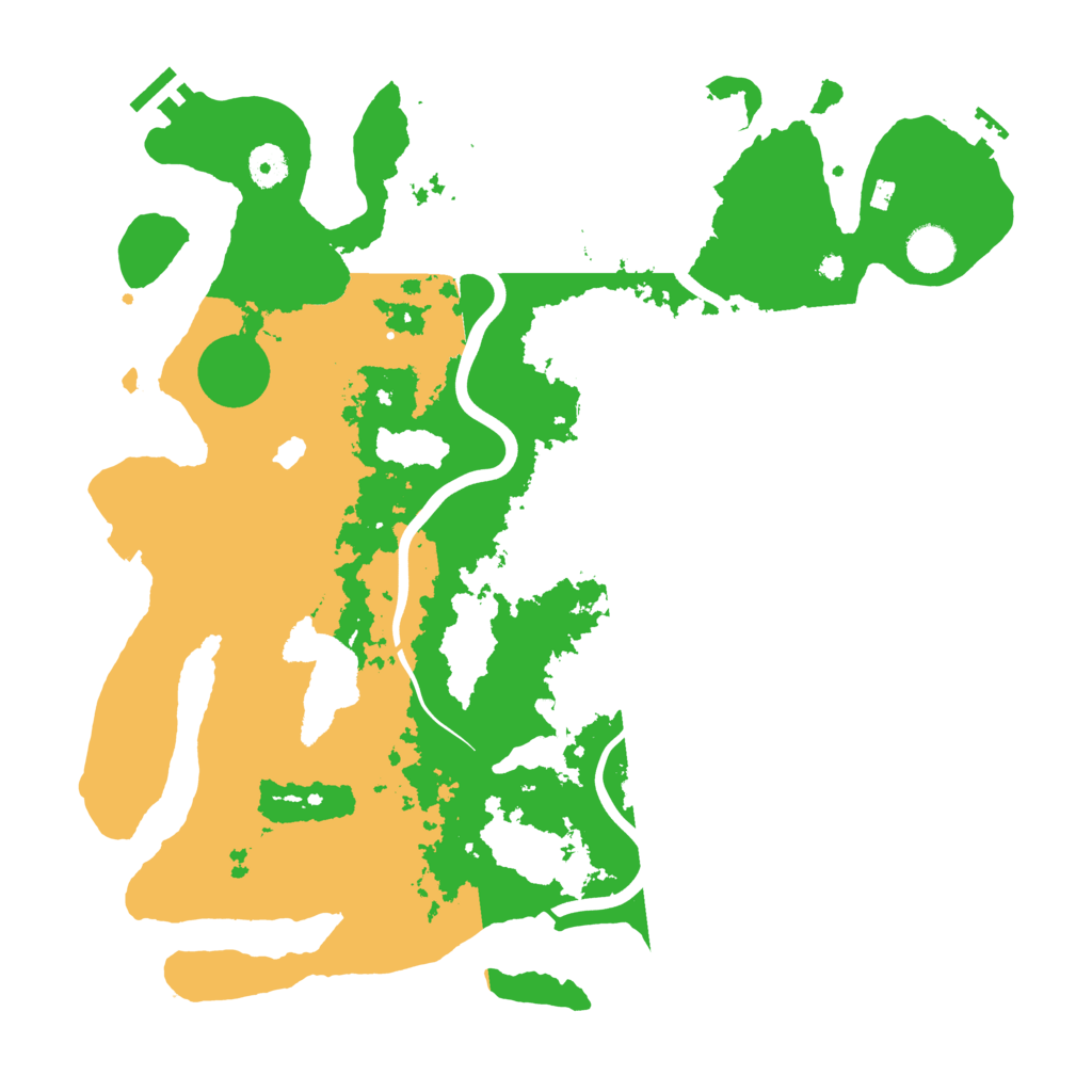 Biome Rust Map: Procedural Map, Size: 4000, Seed: 21919