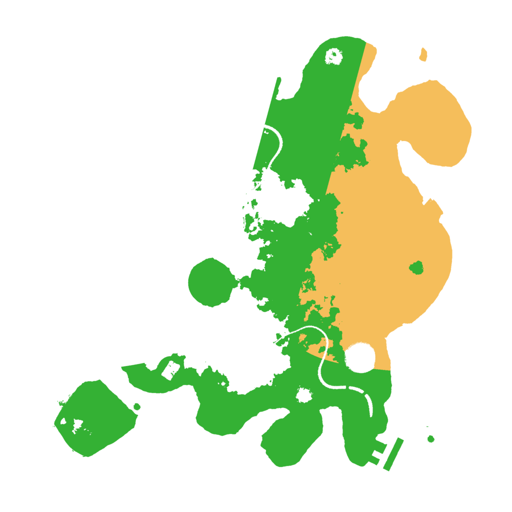 Biome Rust Map: Procedural Map, Size: 3000, Seed: 675484