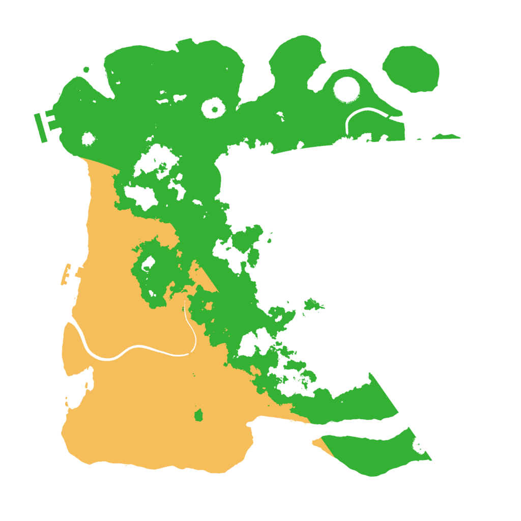 Biome Rust Map: Procedural Map, Size: 3550, Seed: 836552