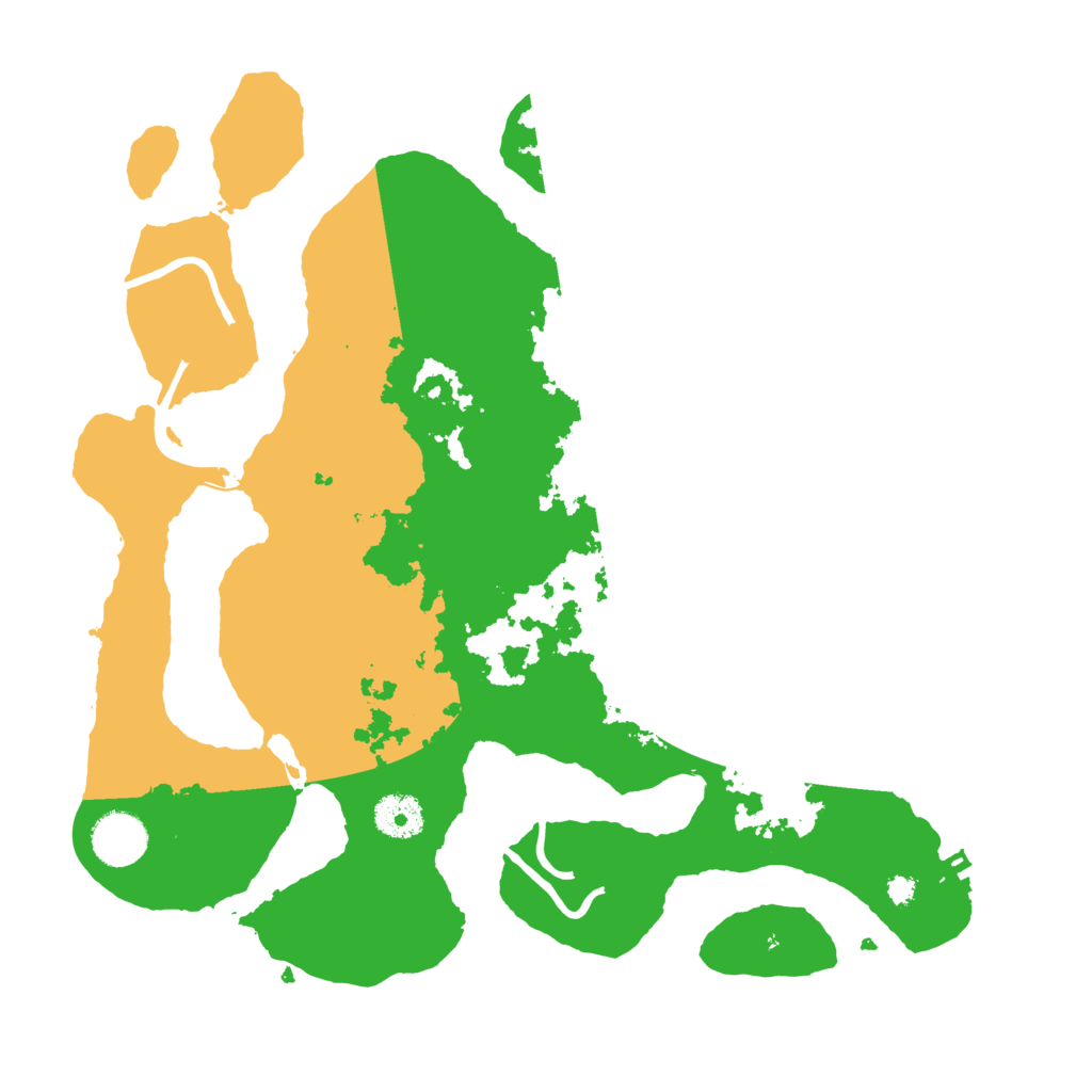 Biome Rust Map: Procedural Map, Size: 3500, Seed: 1726032