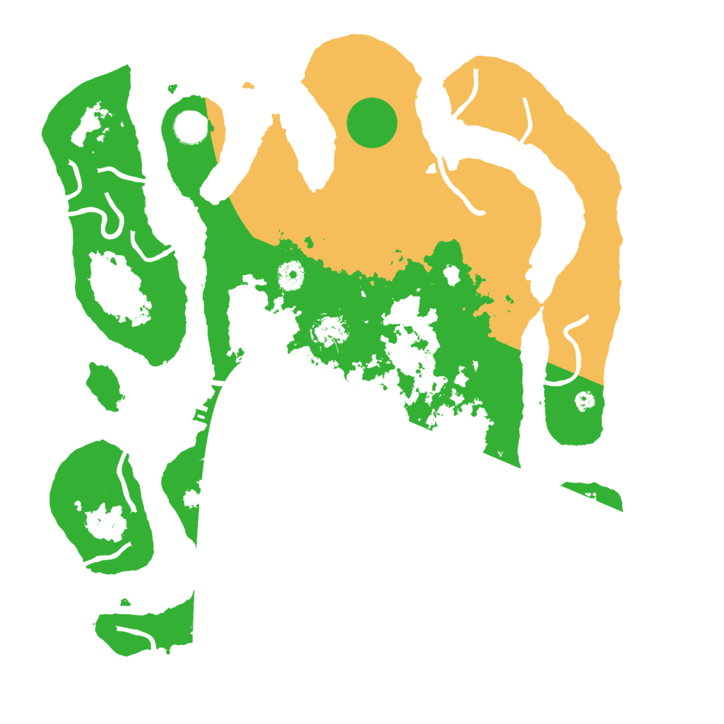 Biome Rust Map: Procedural Map, Size: 3800, Seed: 3162241