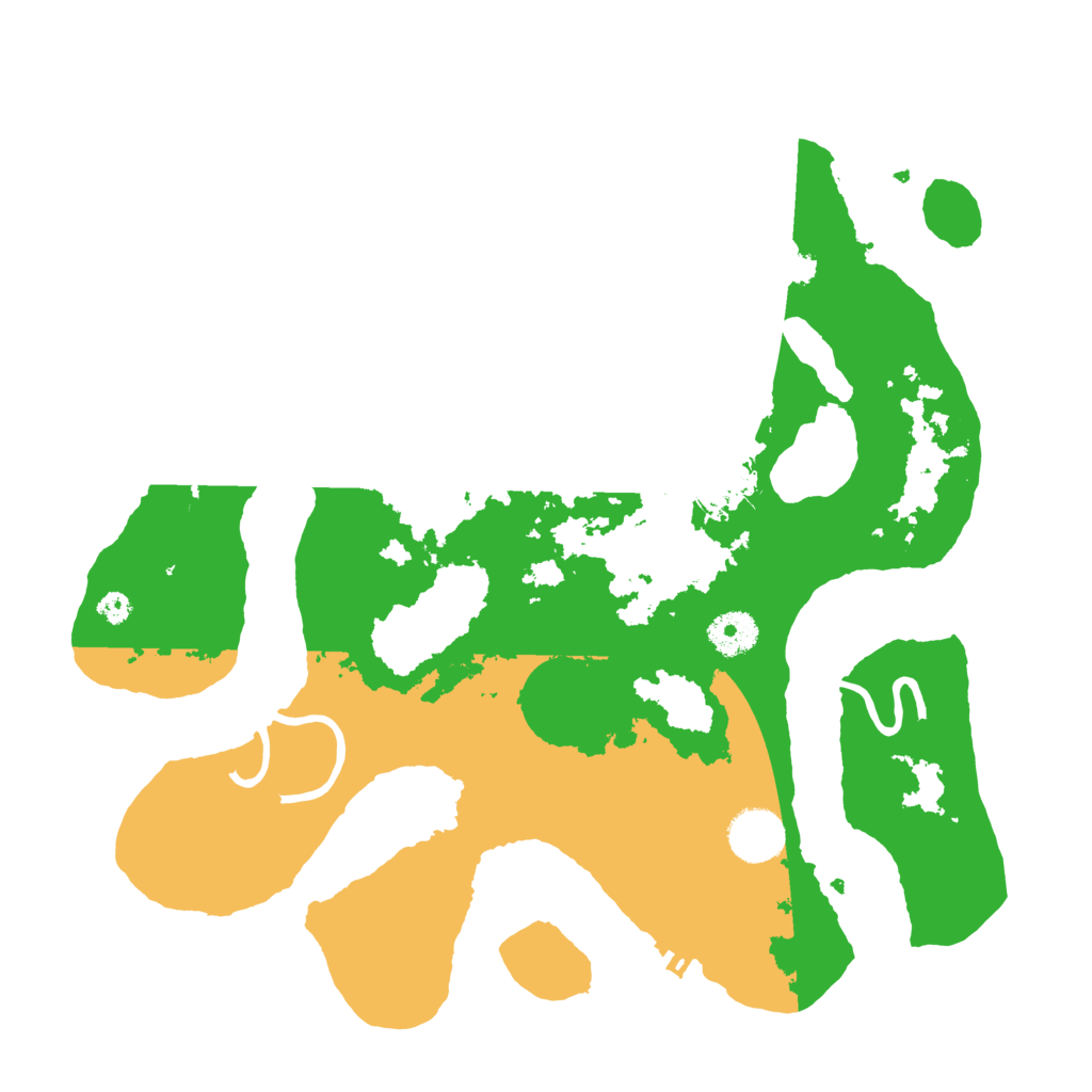 Biome Rust Map: Procedural Map, Size: 3550, Seed: 330098