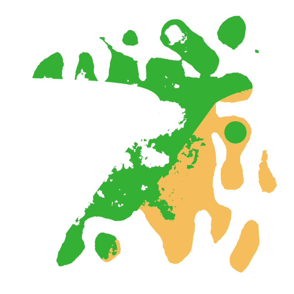 Biome Rust Map: Barren, Size: 3500, Seed: 3401645