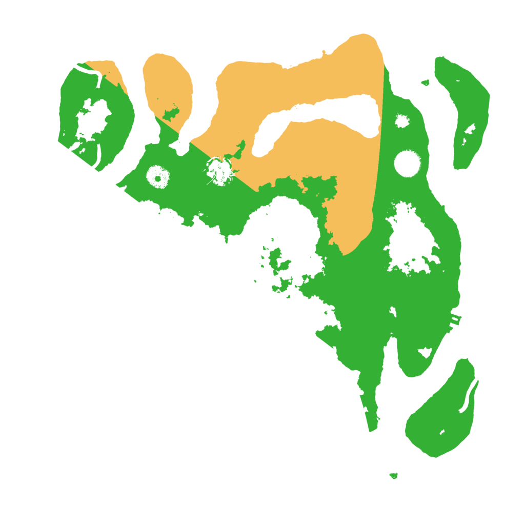 Biome Rust Map: Procedural Map, Size: 3500, Seed: 6036154