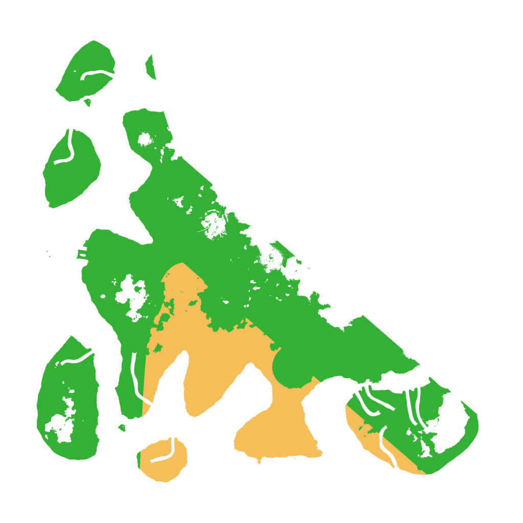 Biome Rust Map: Procedural Map, Size: 3500, Seed: 6204119