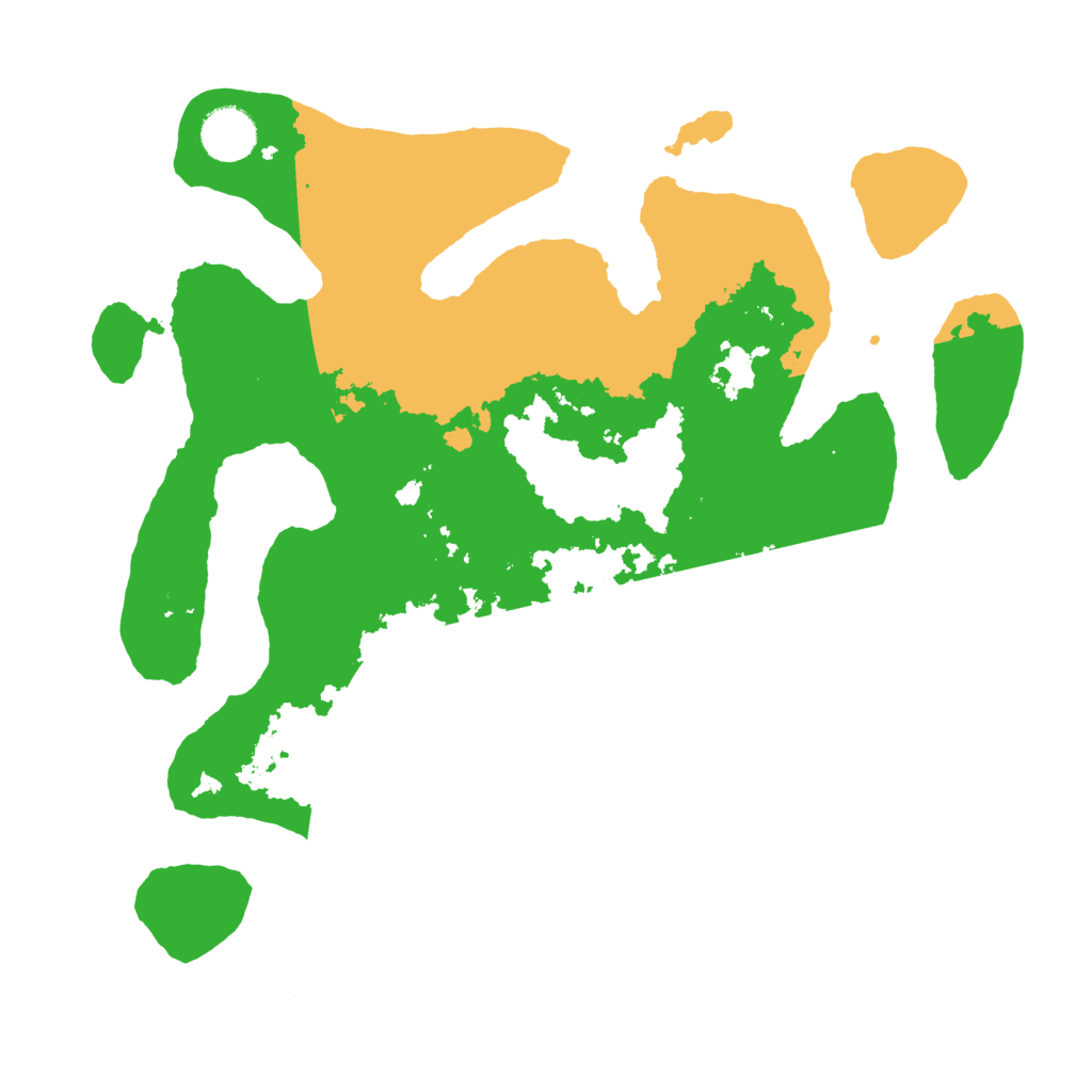 Biome Rust Map: Barren, Size: 3500, Seed: 4502411