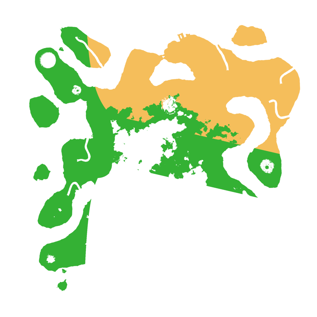 Biome Rust Map: Procedural Map, Size: 3550, Seed: 323184