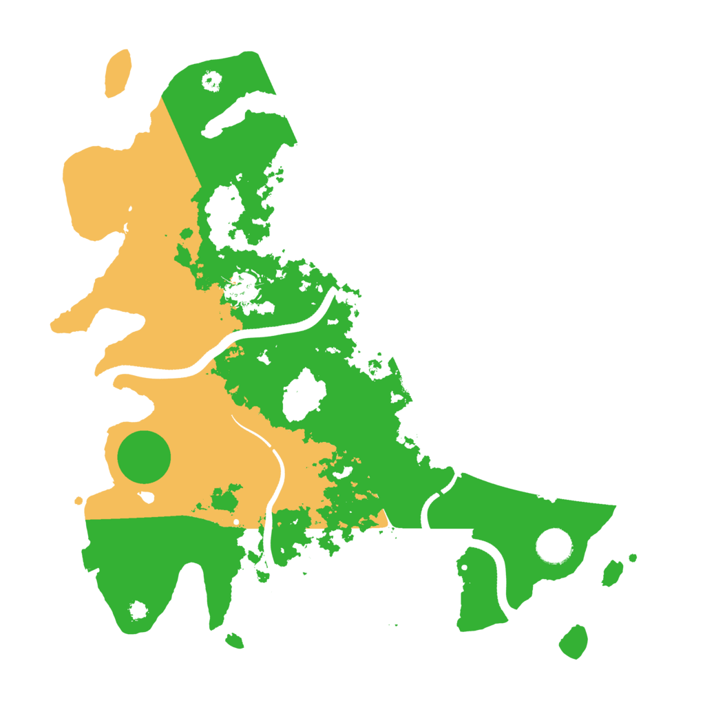 Biome Rust Map: Procedural Map, Size: 3500, Seed: 2200311