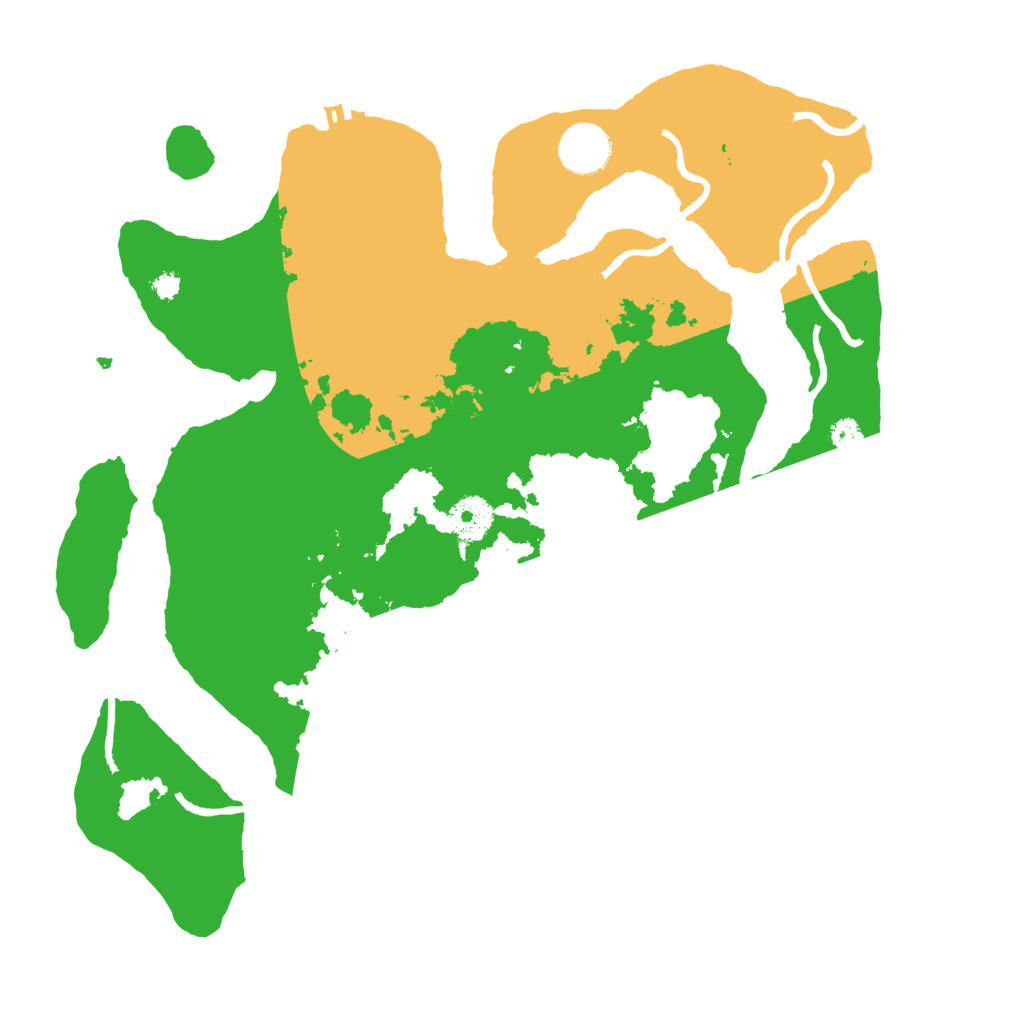 Biome Rust Map: Procedural Map, Size: 3500, Seed: 2177910