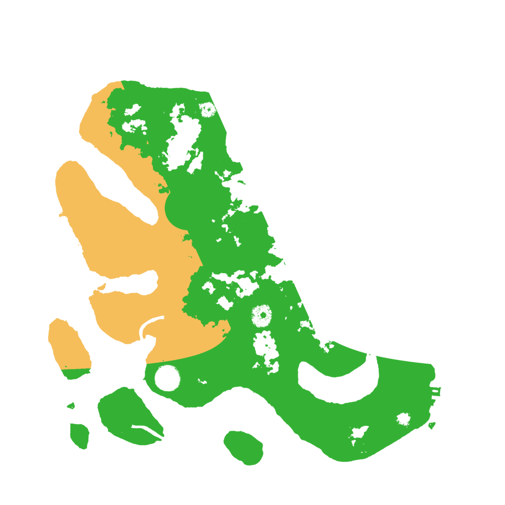 Biome Rust Map: Procedural Map, Size: 3500, Seed: 1820560