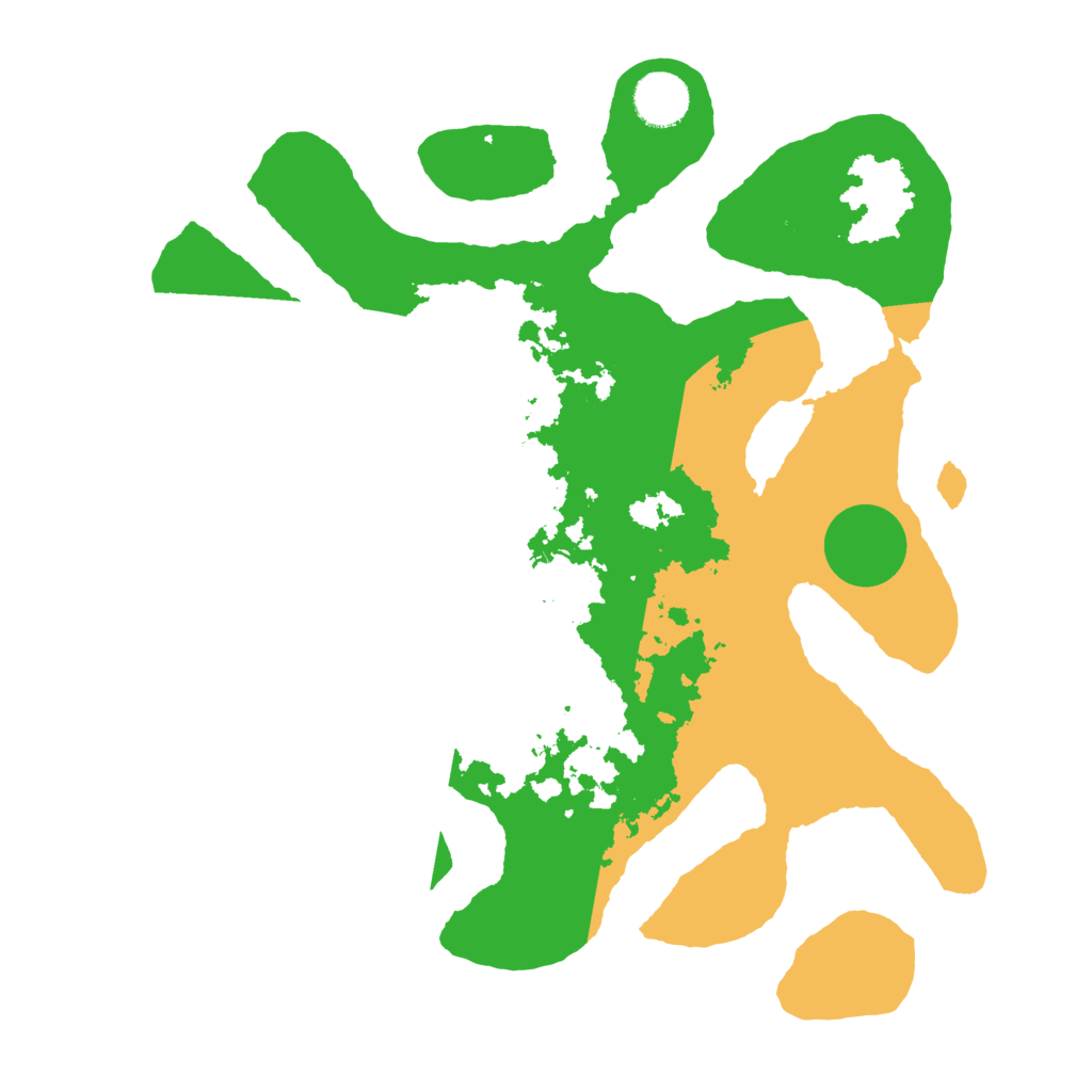 Biome Rust Map: Barren, Size: 3500, Seed: 1336008