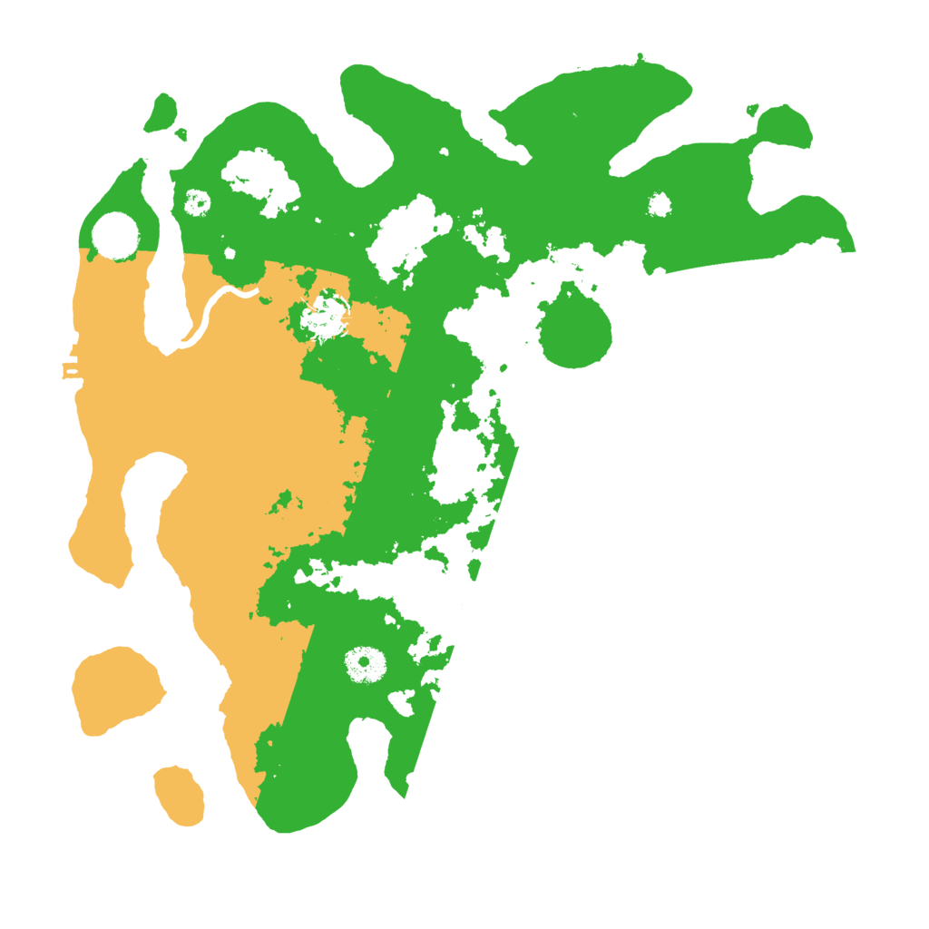 Biome Rust Map: Procedural Map, Size: 3550, Seed: 623502