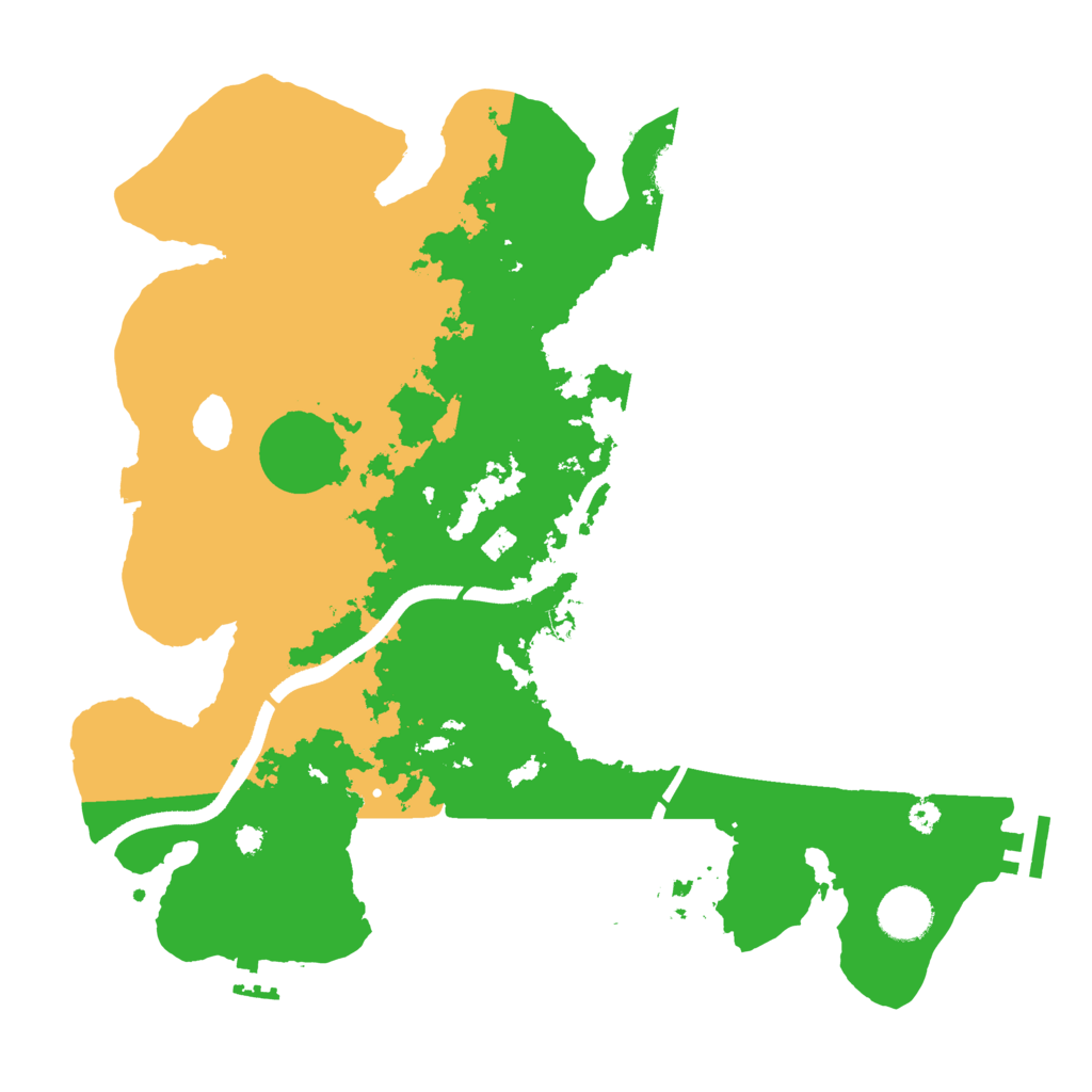 Biome Rust Map: Procedural Map, Size: 3550, Seed: 78886