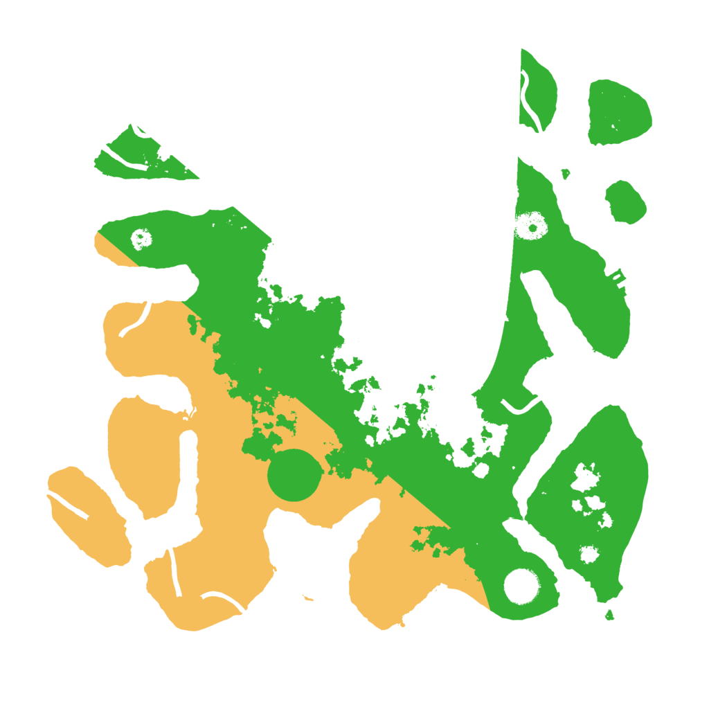 Biome Rust Map: Procedural Map, Size: 3550, Seed: 790575