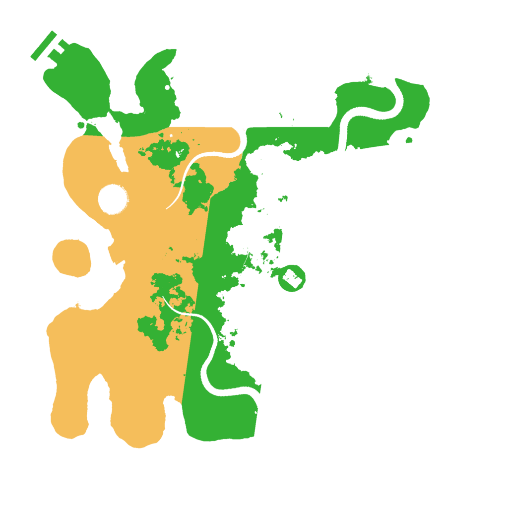 Biome Rust Map: Procedural Map, Size: 3000, Seed: 589898