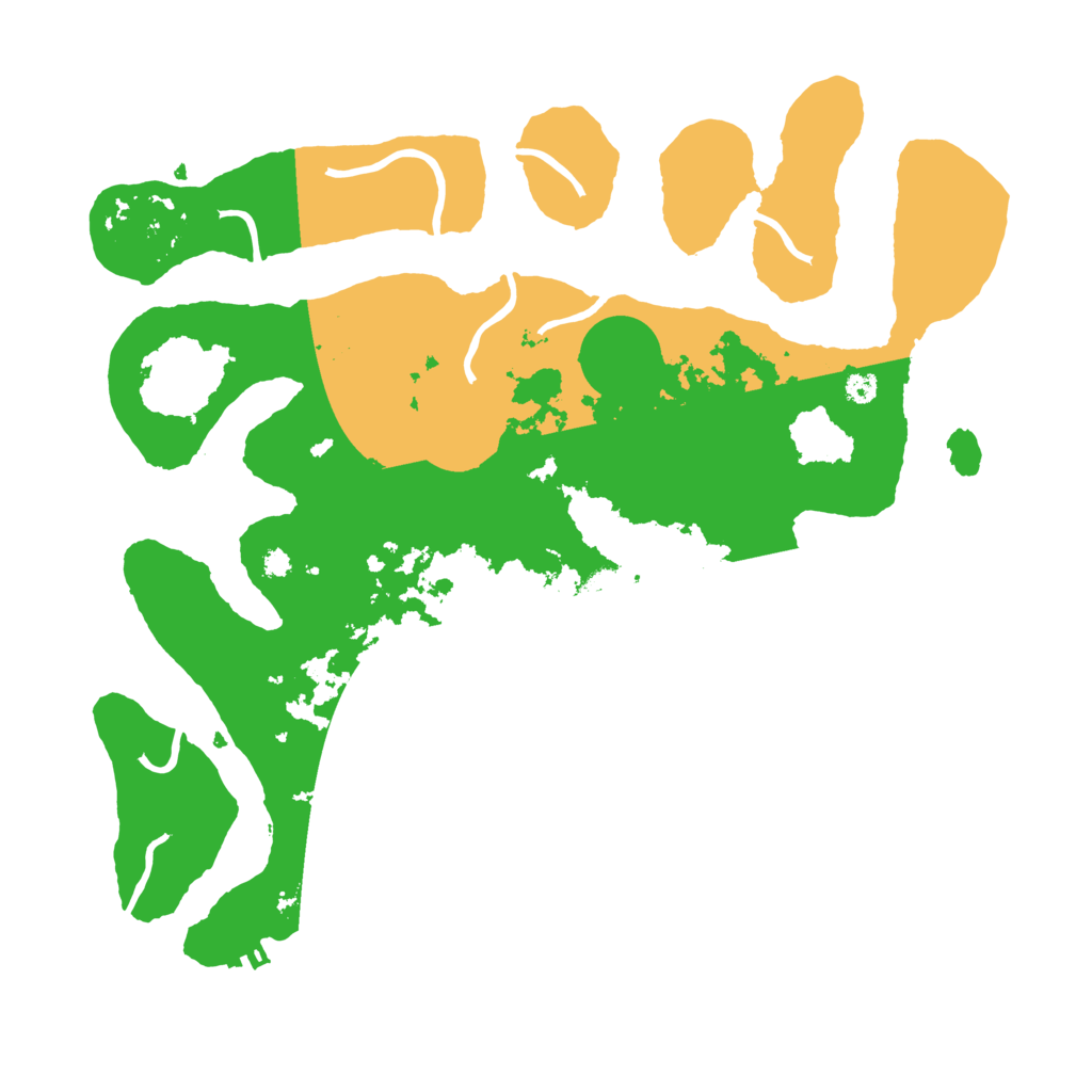 Biome Rust Map: Procedural Map, Size: 3550, Seed: 405736