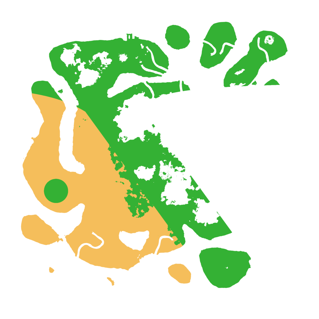 Biome Rust Map: Procedural Map, Size: 3500, Seed: 5055061