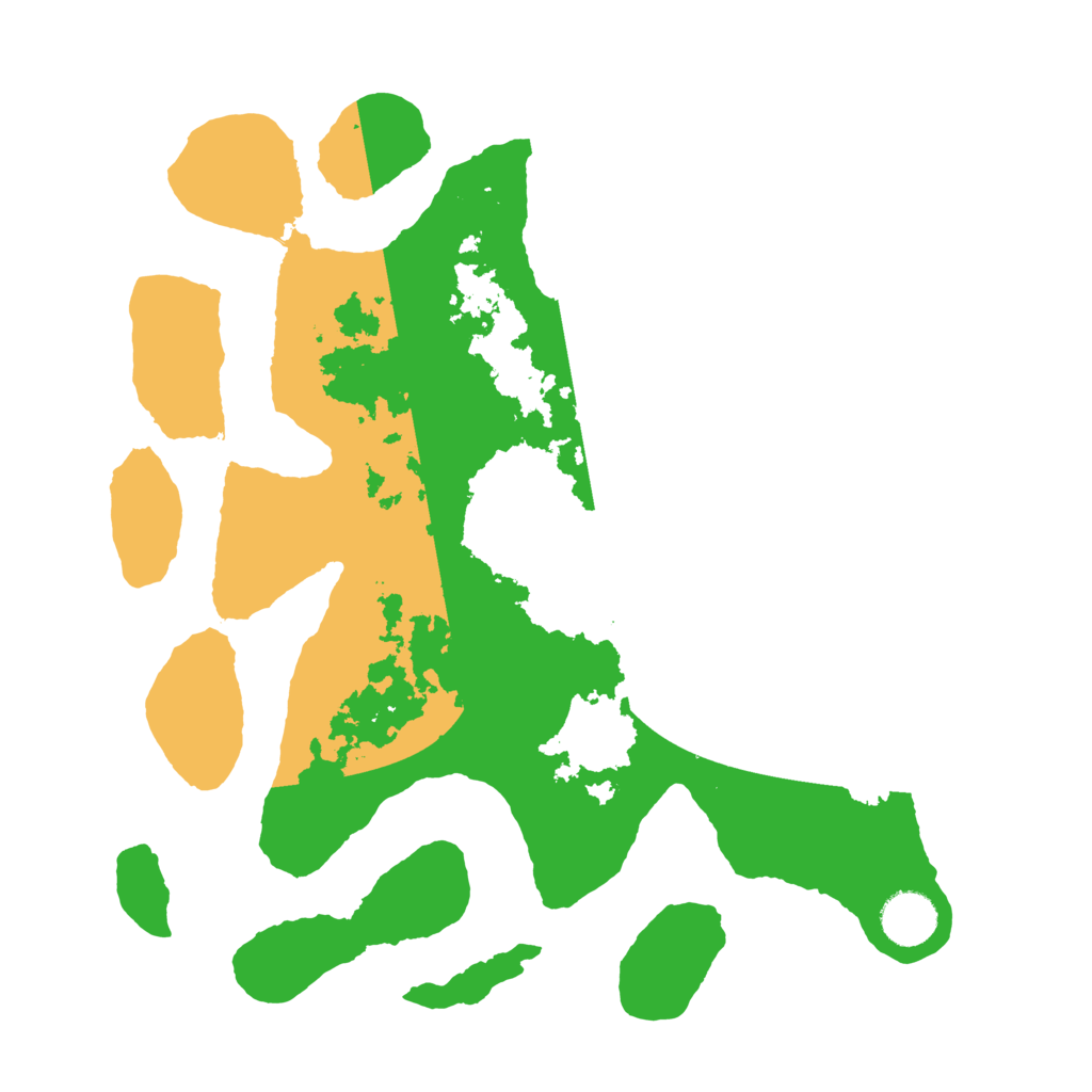 Biome Rust Map: Barren, Size: 3500, Seed: 4708995