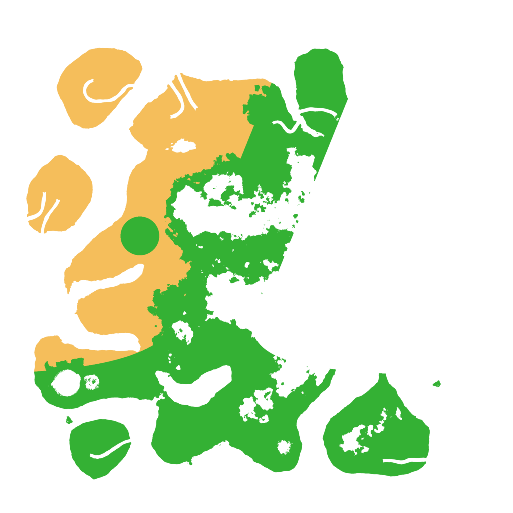 Biome Rust Map: Procedural Map, Size: 3500, Seed: 340401