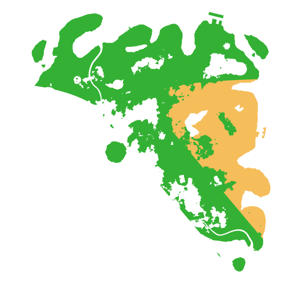 Biome Rust Map: Procedural Map, Size: 4000, Seed: 776858