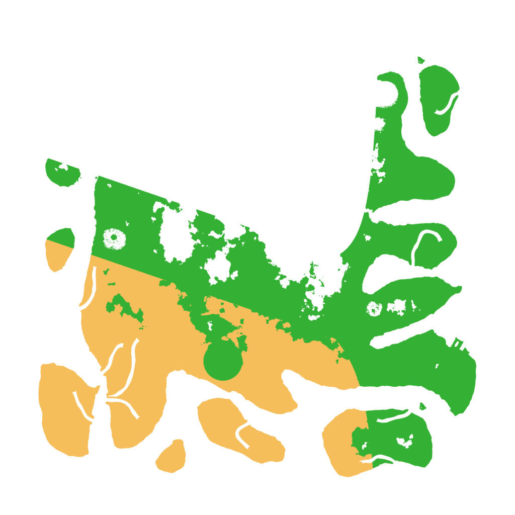 Biome Rust Map: Procedural Map, Size: 3500, Seed: 6084670