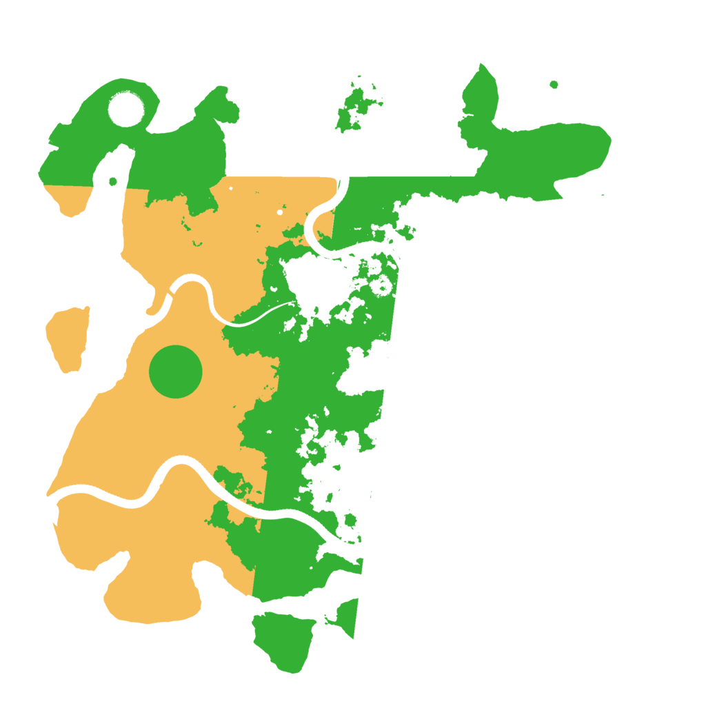 Biome Rust Map: Procedural Map, Size: 3500, Seed: 1631161
