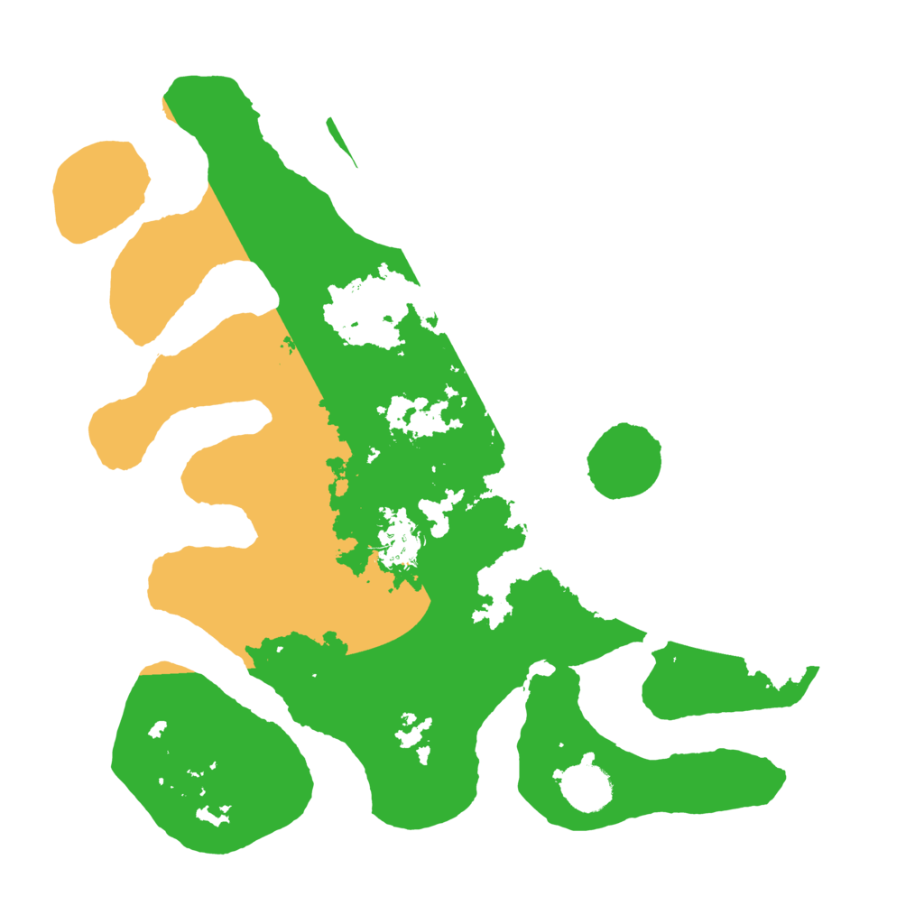 Biome Rust Map: Barren, Size: 3500, Seed: 3554127