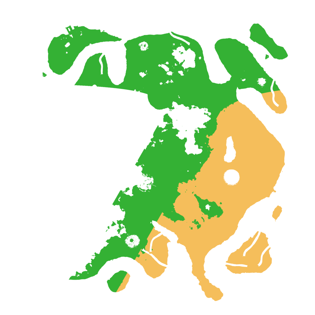 Biome Rust Map: Procedural Map, Size: 3550, Seed: 419047