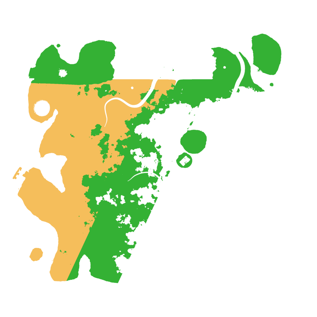 Biome Rust Map: Procedural Map, Size: 3500, Seed: 5662578
