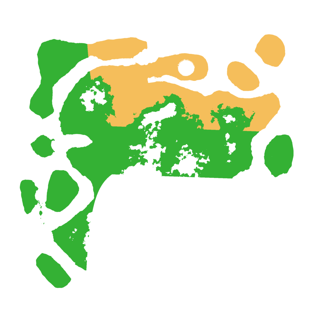 Biome Rust Map: Barren, Size: 3500, Seed: 2268445