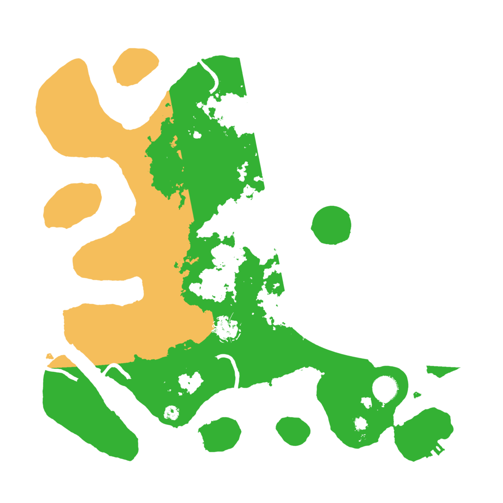 Biome Rust Map: Procedural Map, Size: 3500, Seed: 1358862