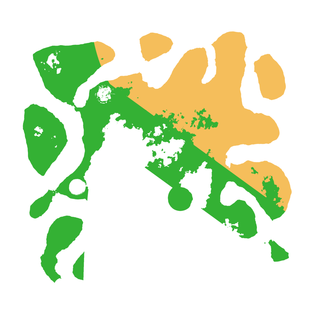 Biome Rust Map: Barren, Size: 3500, Seed: 2856486