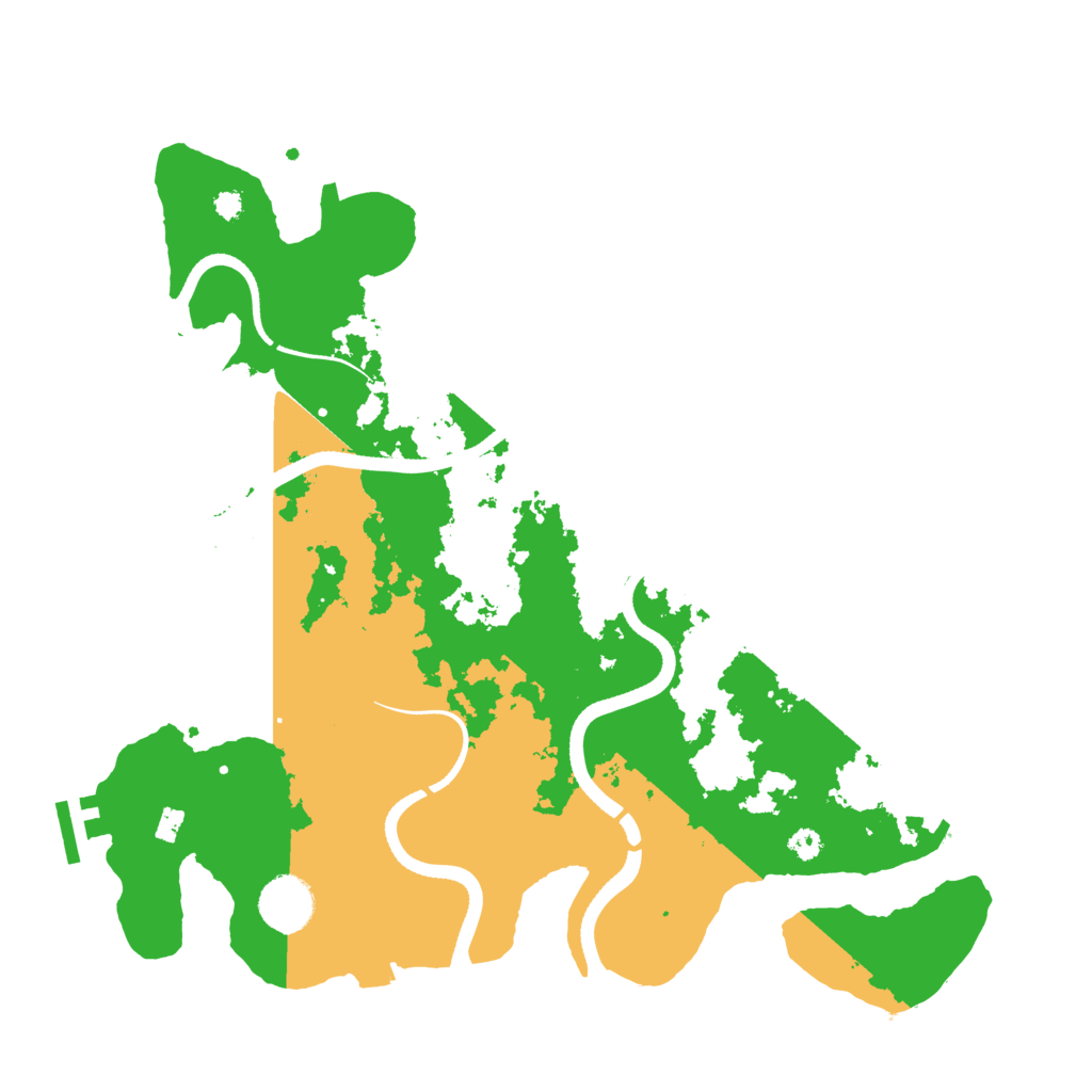 Biome Rust Map: Procedural Map, Size: 3500, Seed: 4812131