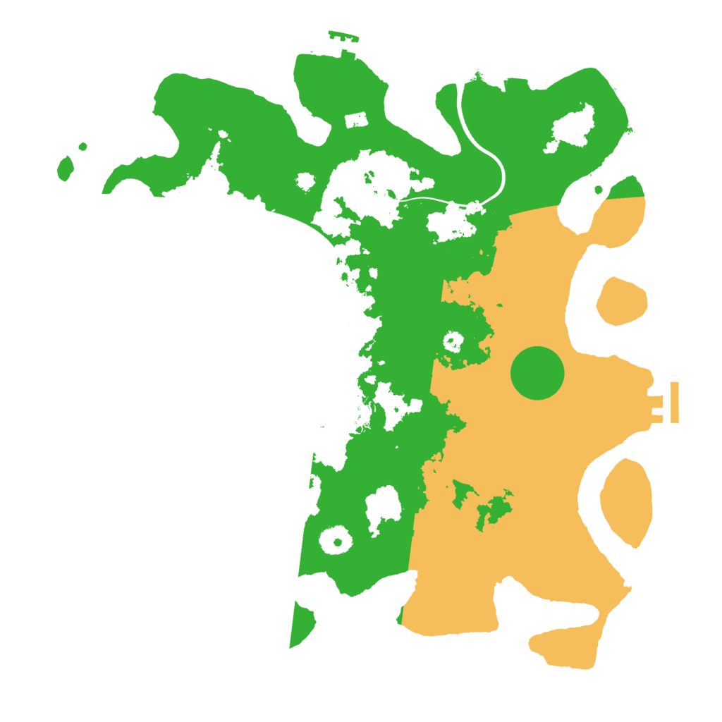 Biome Rust Map: Procedural Map, Size: 3550, Seed: 467480