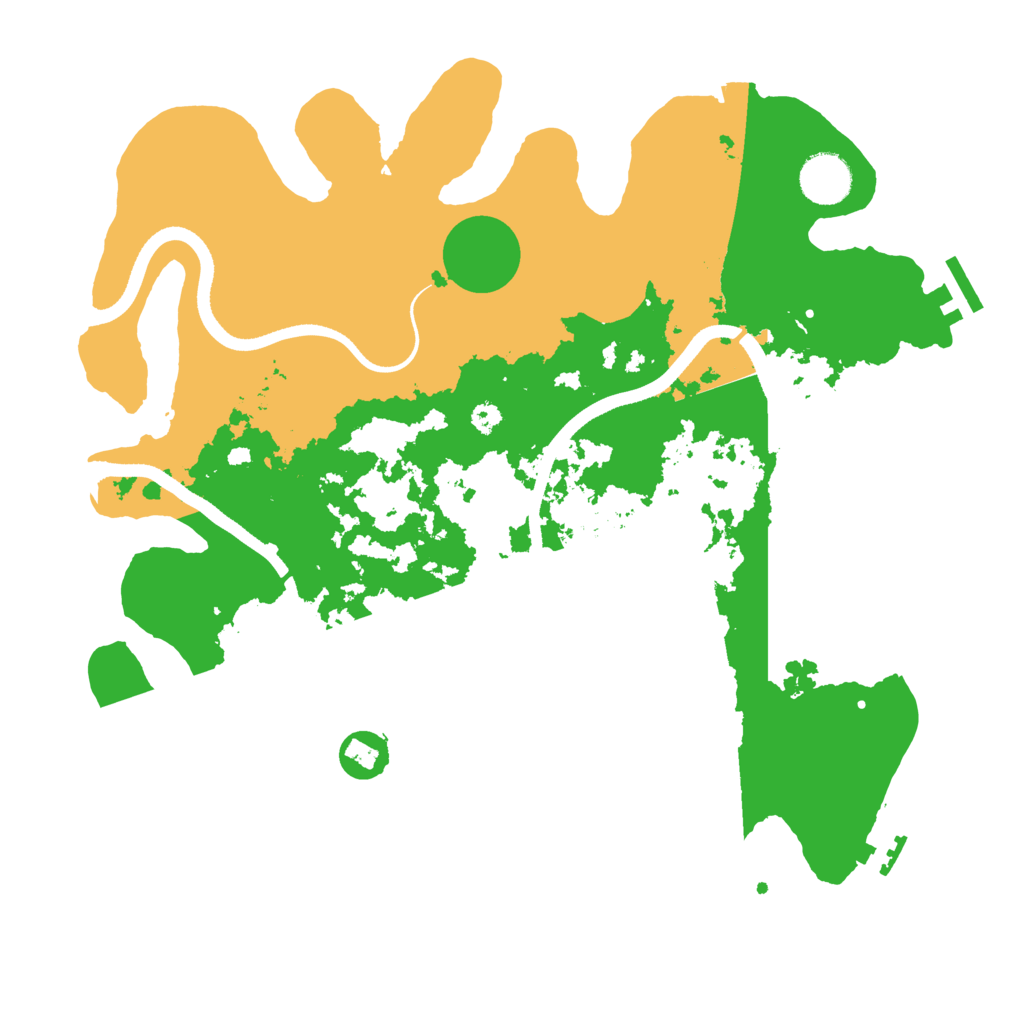 Biome Rust Map: Procedural Map, Size: 3500, Seed: 2172634