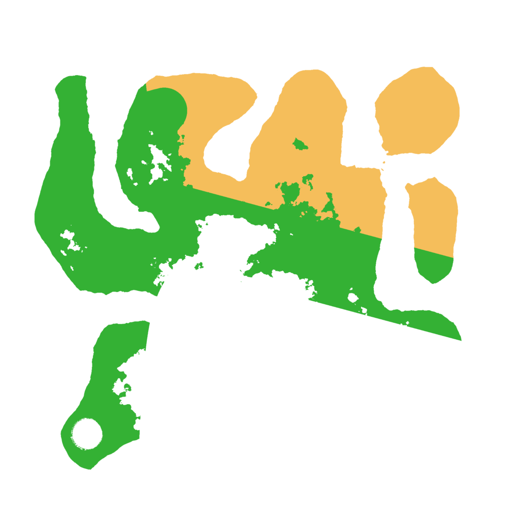 Biome Rust Map: Barren, Size: 3000, Seed: 80