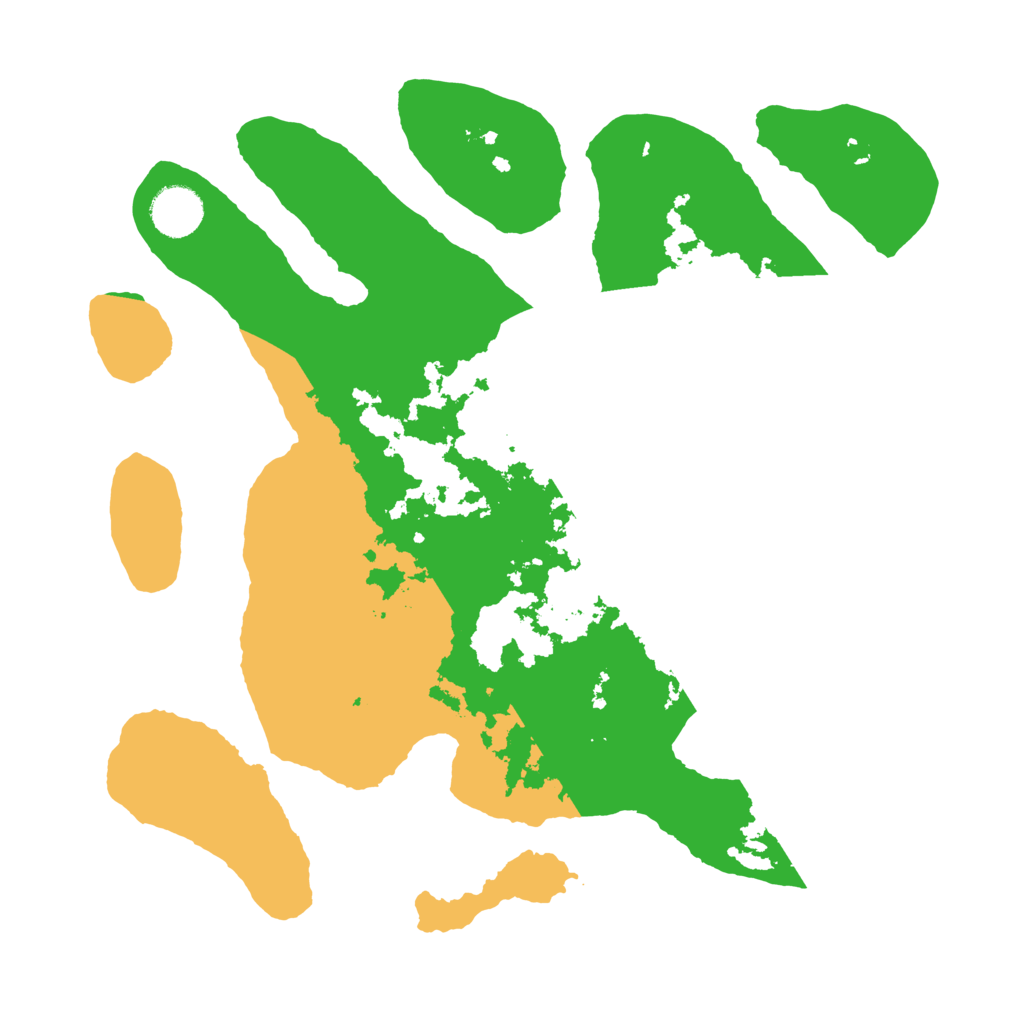 Biome Rust Map: Barren, Size: 3500, Seed: 2688283