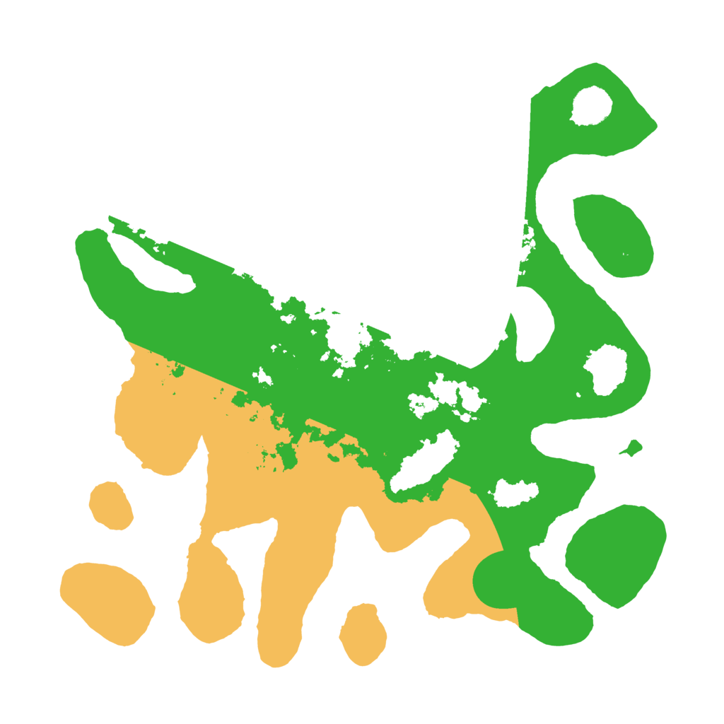 Biome Rust Map: Barren, Size: 3500, Seed: 381238