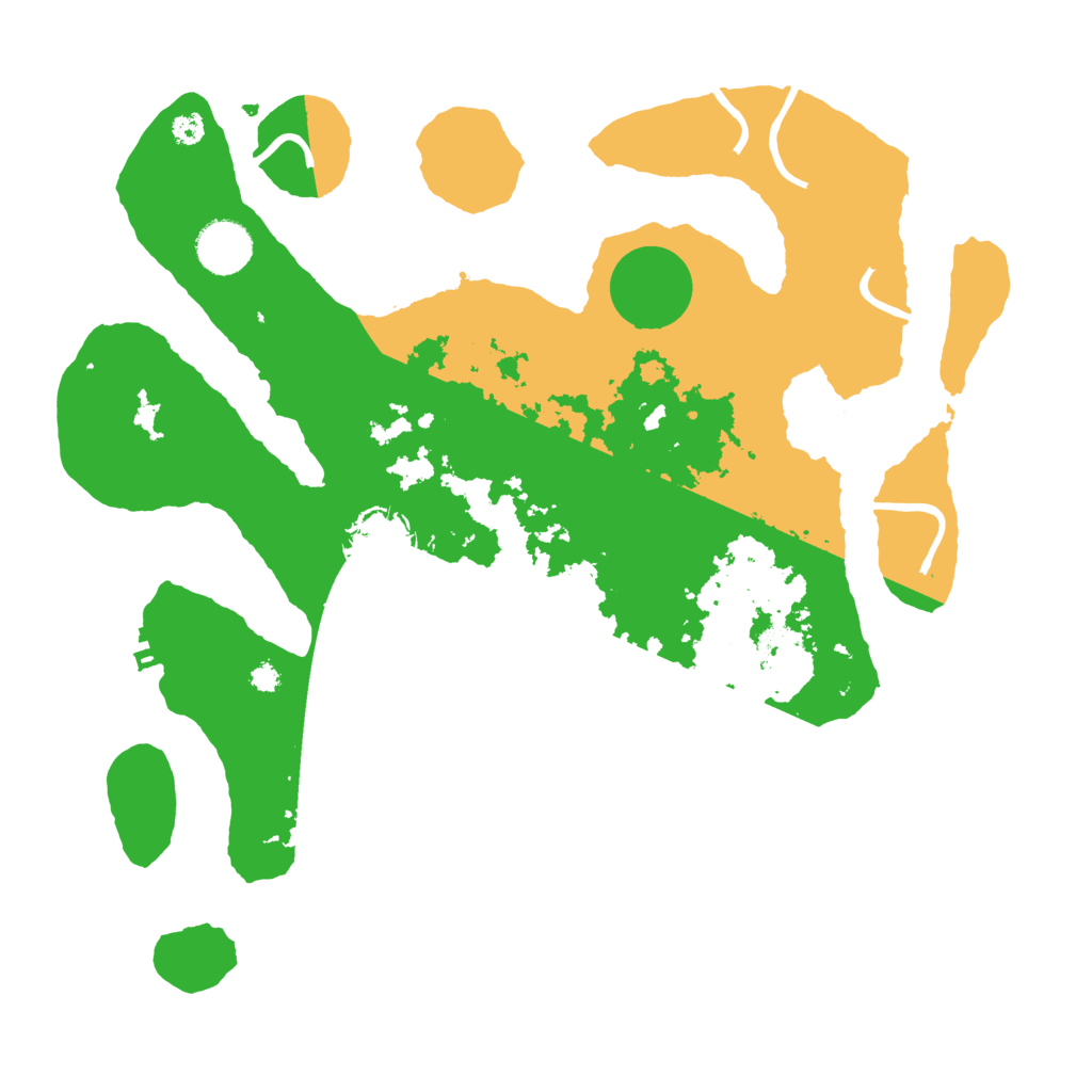 Biome Rust Map: Procedural Map, Size: 3500, Seed: 2018165