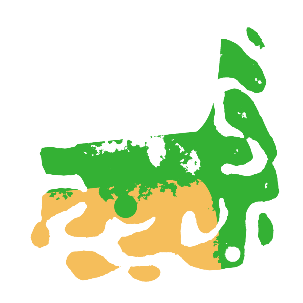 Biome Rust Map: Barren, Size: 3500, Seed: 862405