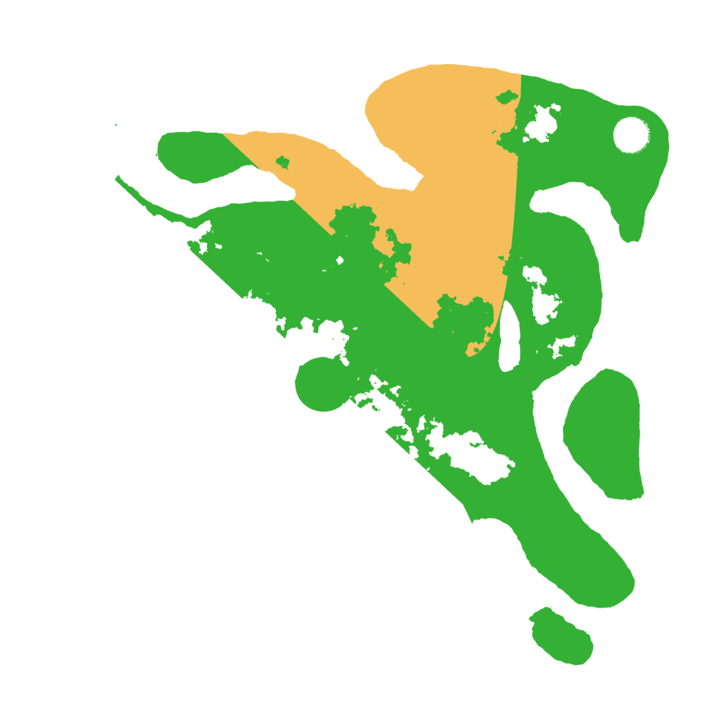 Biome Rust Map: Barren, Size: 3500, Seed: 4914937