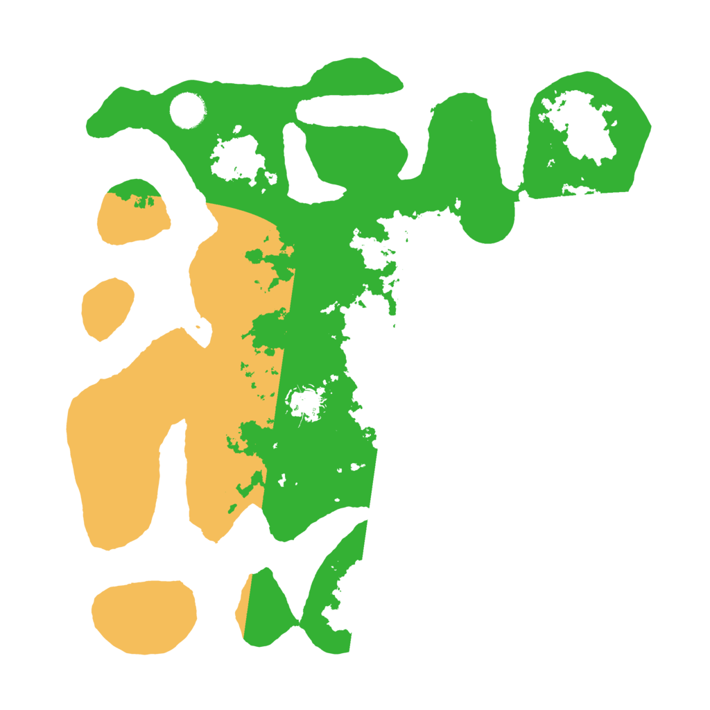 Biome Rust Map: Barren, Size: 3500, Seed: 4023146