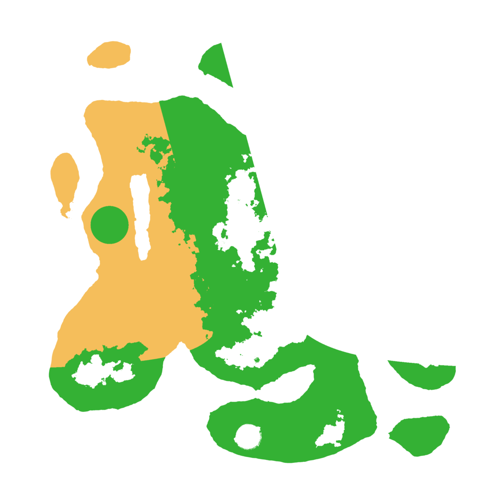 Biome Rust Map: Barren, Size: 3500, Seed: 1111317