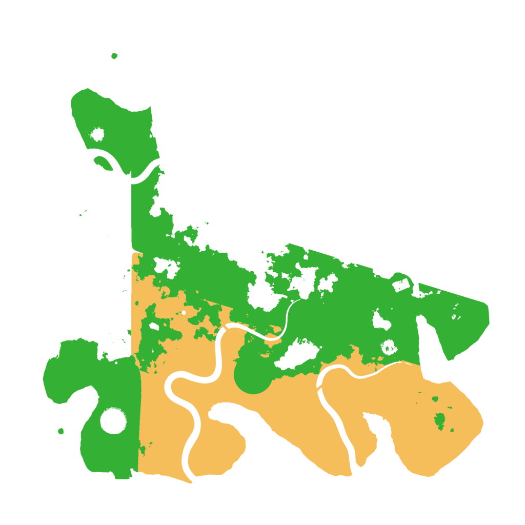 Biome Rust Map: Procedural Map, Size: 3550, Seed: 139519