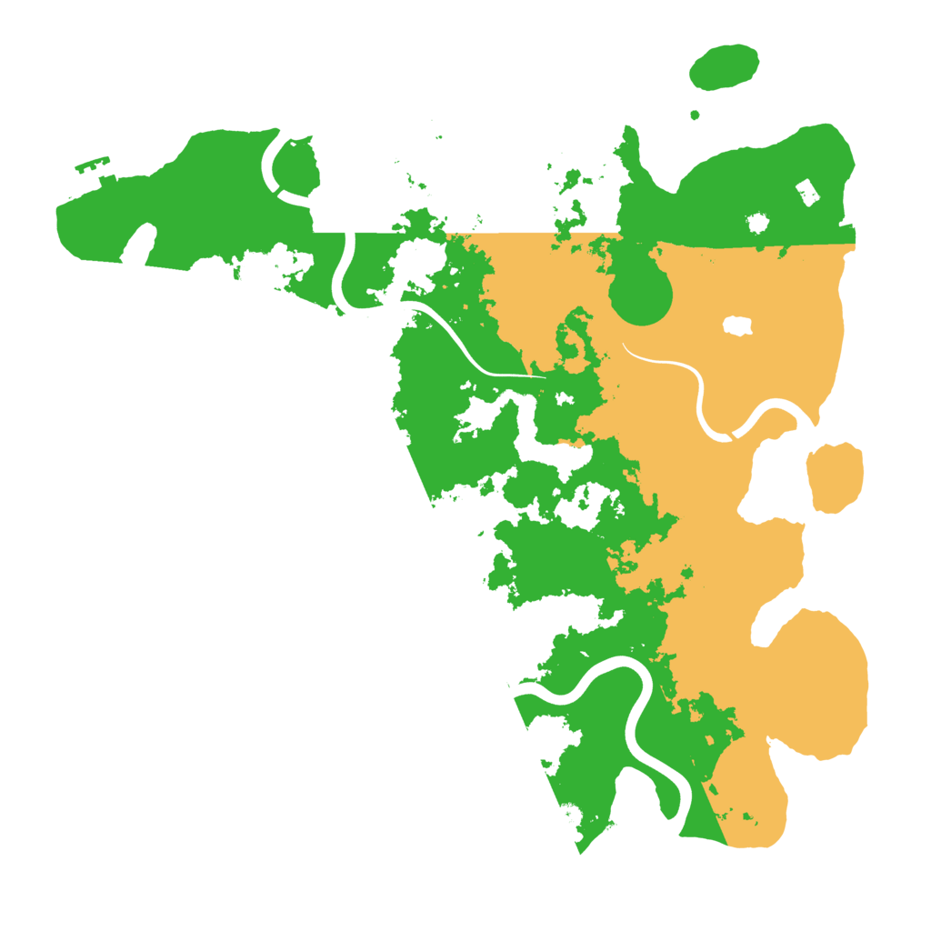 Biome Rust Map: Procedural Map, Size: 4000, Seed: 88573