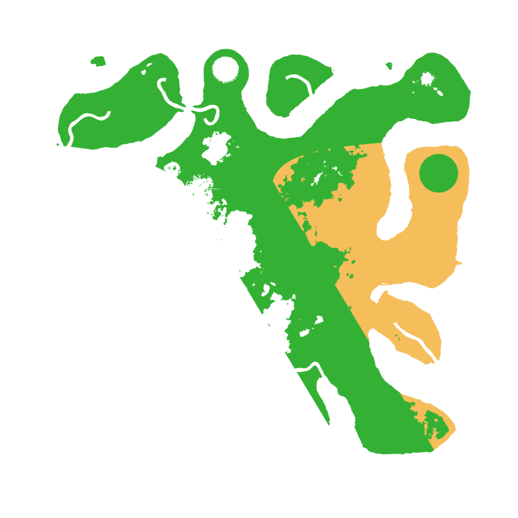 Biome Rust Map: Procedural Map, Size: 3550, Seed: 475845